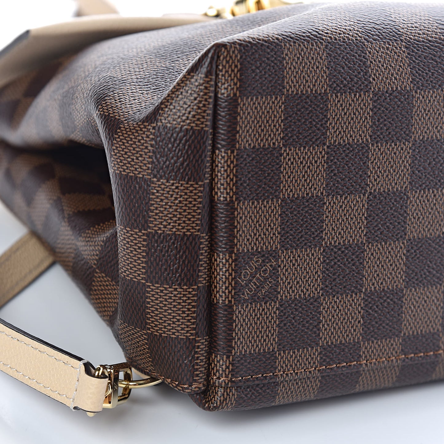 Damier Ebene Clapton Backpack Creme