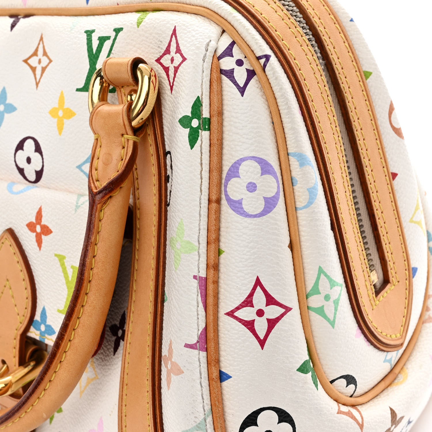 Louis Vuitton Monogram Multicolor Priscilla White 12 of 18