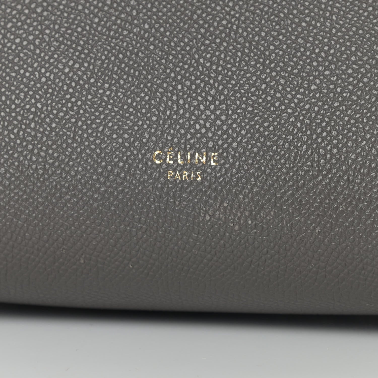 Celine Grained Calfskin Mini Belt Bag Grey 5 of 9