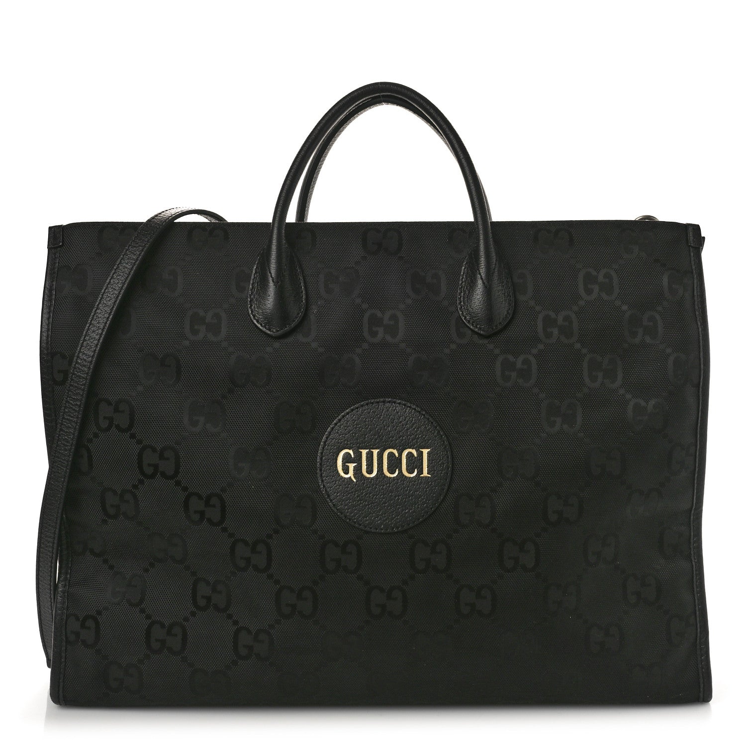 Gucci Econyl Nylon Monogram Large Off The Grid Tote Bag Black 1 of 11