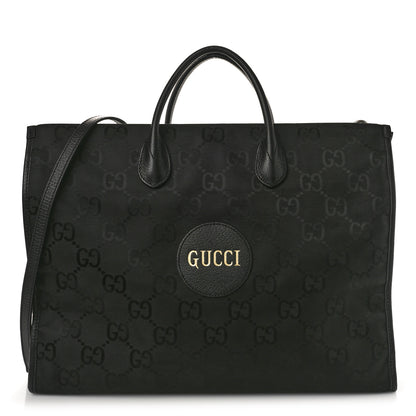 Gucci Econyl Nylon Monogram Large Off The Grid Tote Bag Black 1 of 11