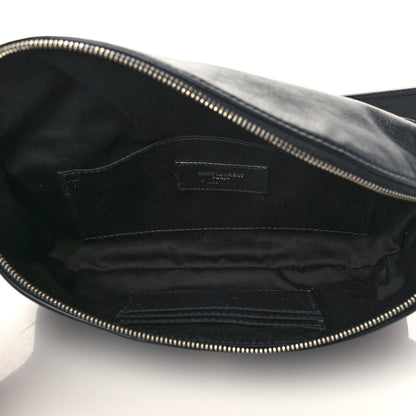 Saint Laurent Calfskin Monogram Belt Bag Black 5 of 7