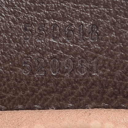Gucci GG Supreme Monogram Web Mini Ophidia Round Shoulder Bag Brown 7 of 7