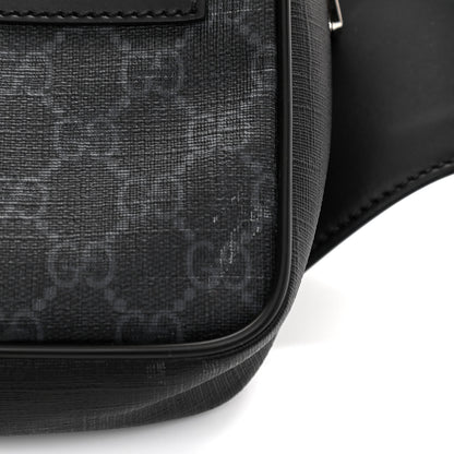 Gucci Soft GG Supreme Monogram Web Belt Bag Black Grey 11 of 11