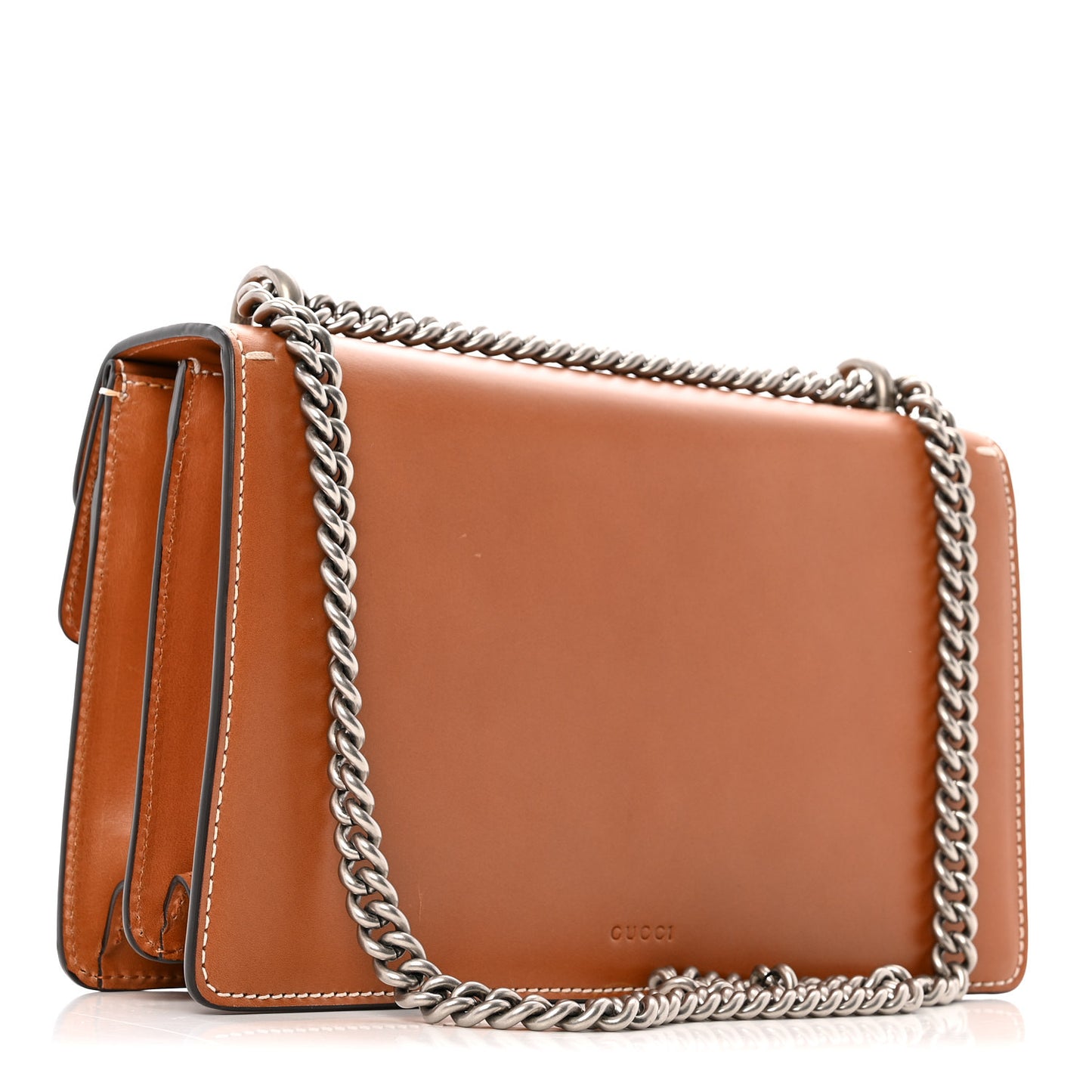 Calfskin Small Dionysus Shoulder Bag Harness Brown