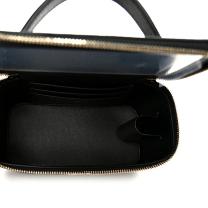 Chanel Caviar Quilted Top Handle Long Vanity Black 5 of 12