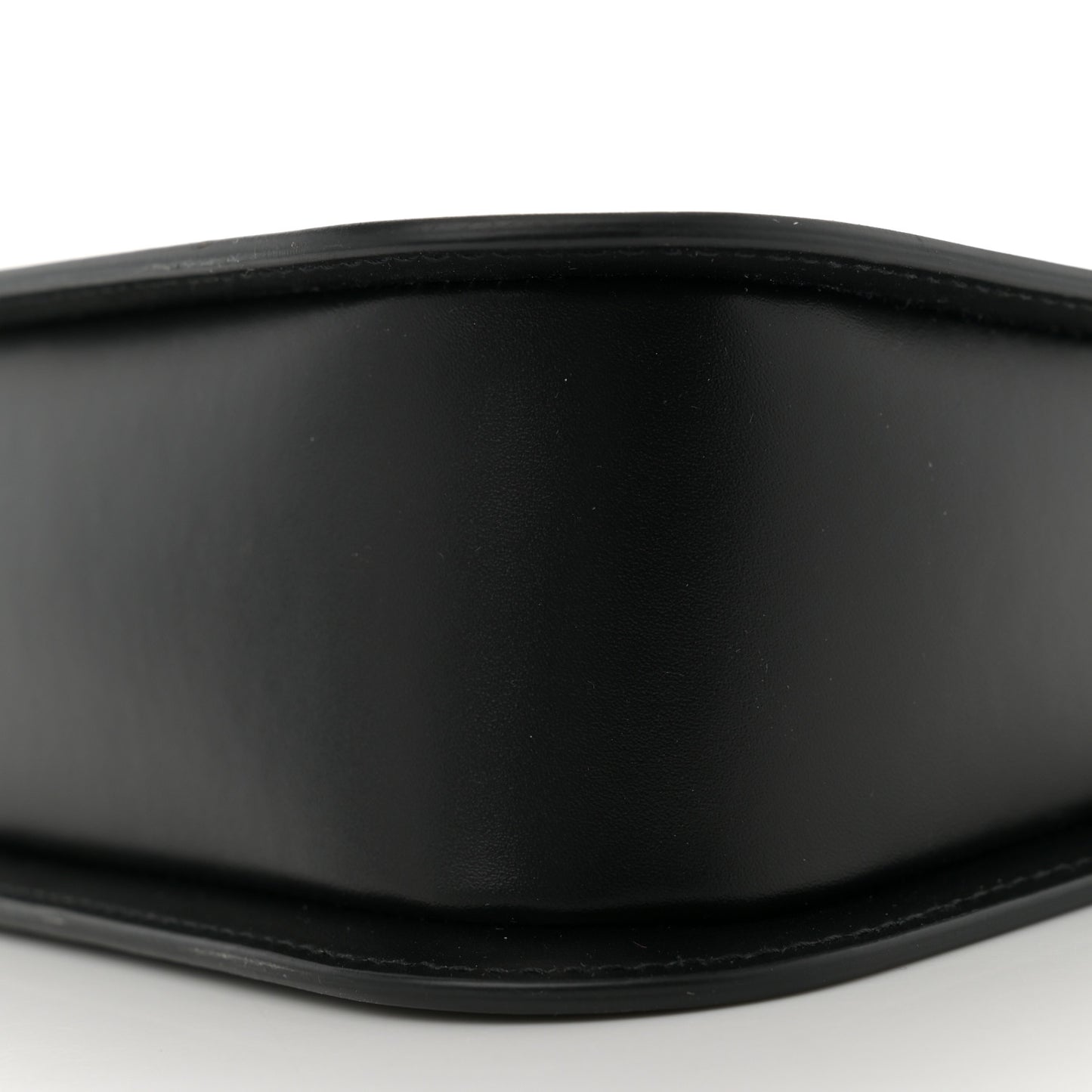 Calfskin CD Signature Mini Hobo Bag Black