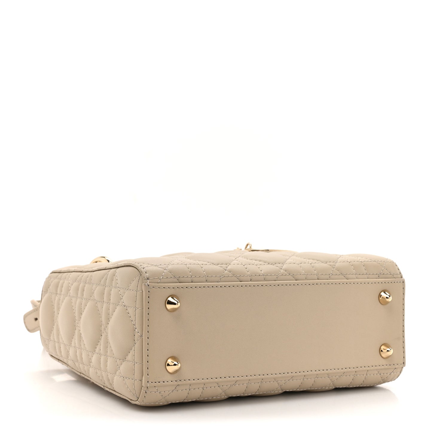 Lambskin Cannage Small My ABCDior Lady Dior Beige