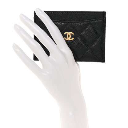 Chanel Caviar Quilted Card Holder Black 2 of 9
