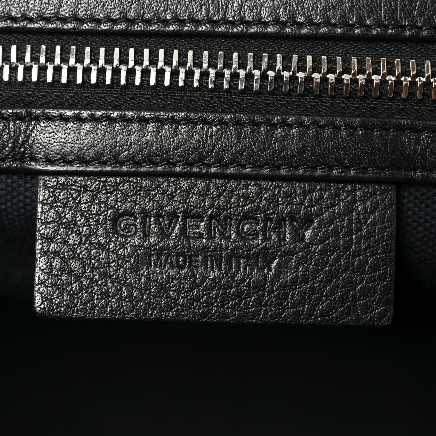Givenchy Waxy Grained Calfskin Medium Nightingale  Black 6 of 10
