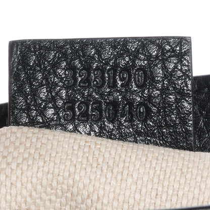 Gucci Pebbled Calfskin Small Soho Flap Crossbody Black 7 of 7