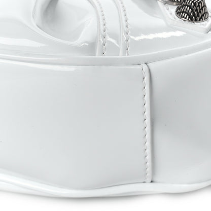 Balenciaga Patent Faux Leather Le Cagole Shoulder Bag XS White 9 of 9
