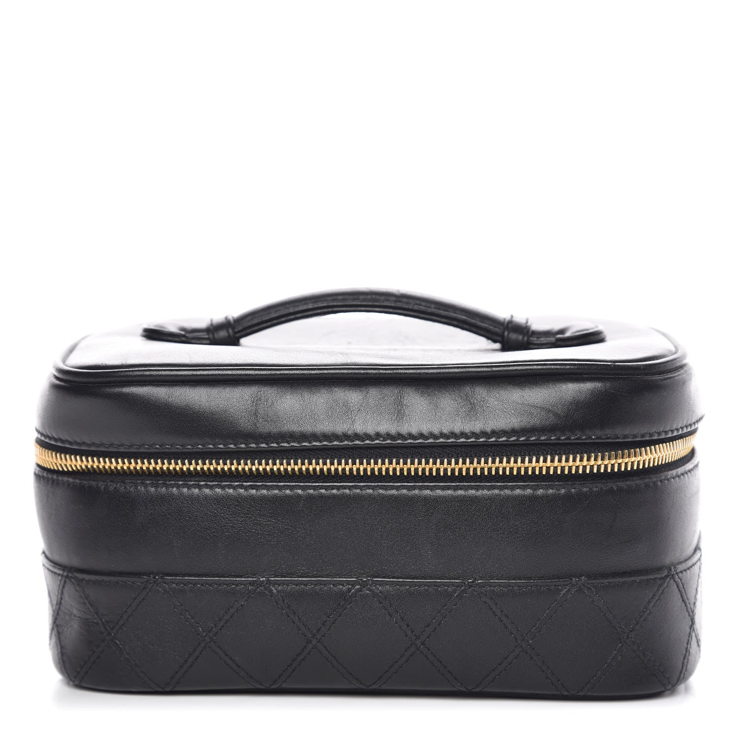 Chanel Lambskin Vanity Cosmetic Case Black 1 of 13
