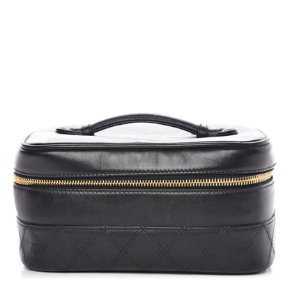 Chanel Lambskin Vanity Cosmetic Case Black 1 of 13
