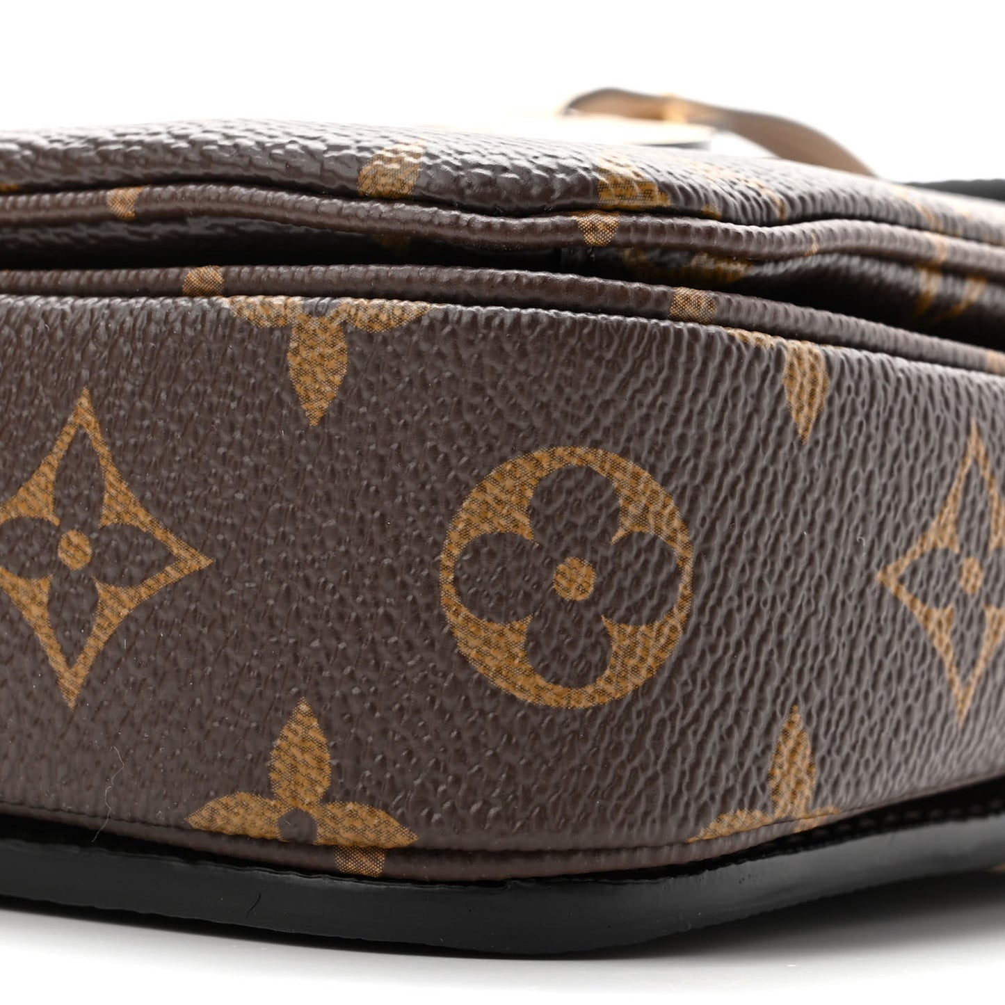 Monogram Braided Pochette Metis Creme Beige