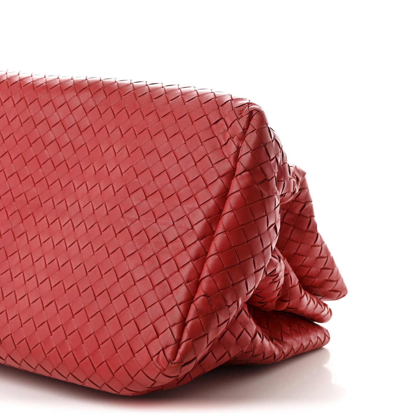 Light Calf Intrecciato Medium Roma Fraise