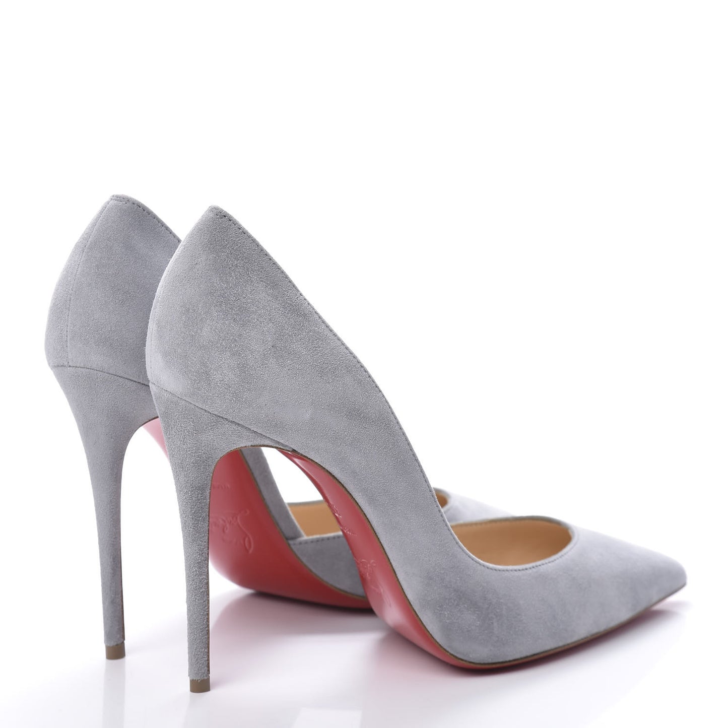 Veau Velour Iriza 100 Pumps 37.5 Gray
