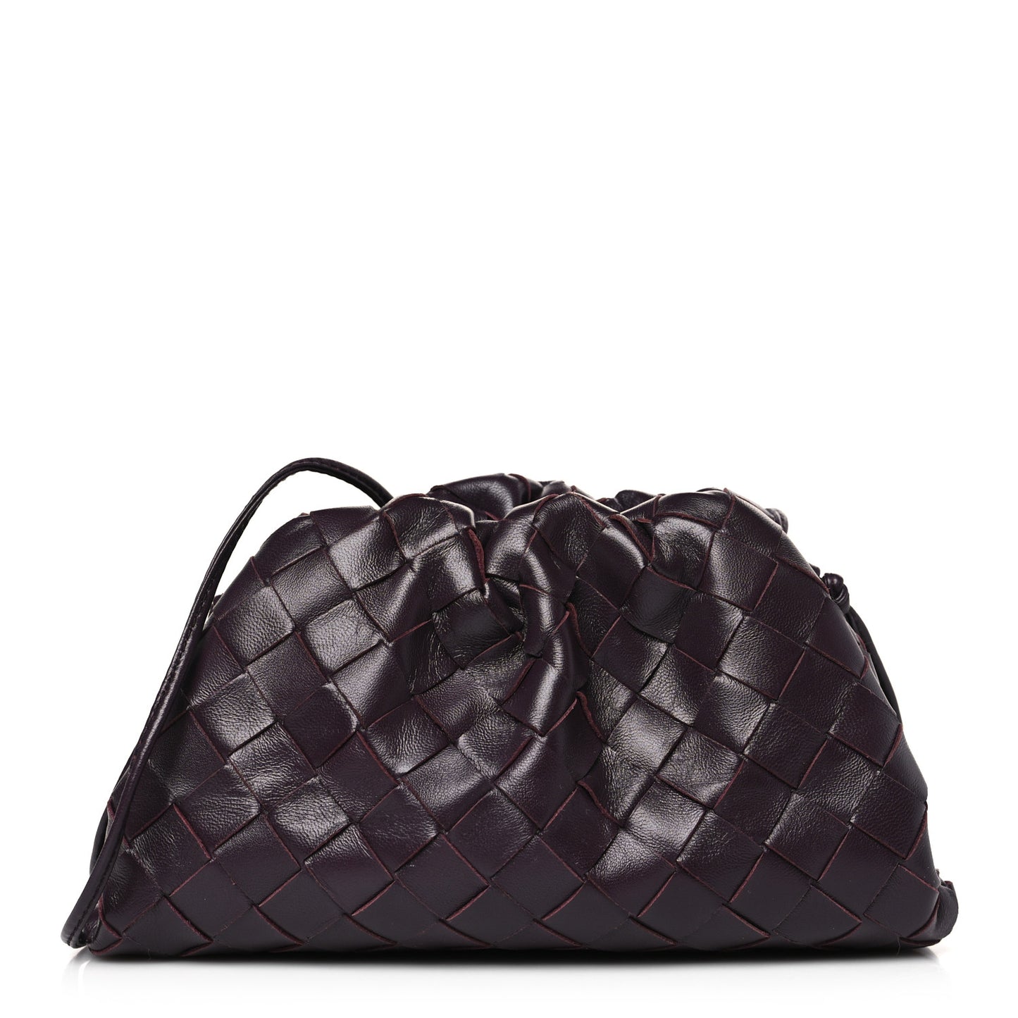 Nappa Intrecciato The Mini Pouch Grape