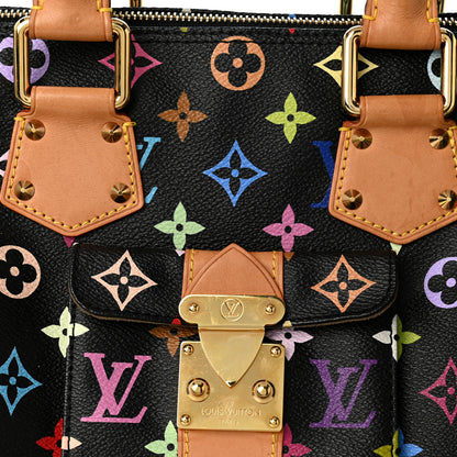 Louis Vuitton Monogram Multicolor Speedy 30 Black 7 of 9