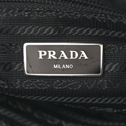 Prada Nylon Vela Flat Messenger Bag Black 7 of 13