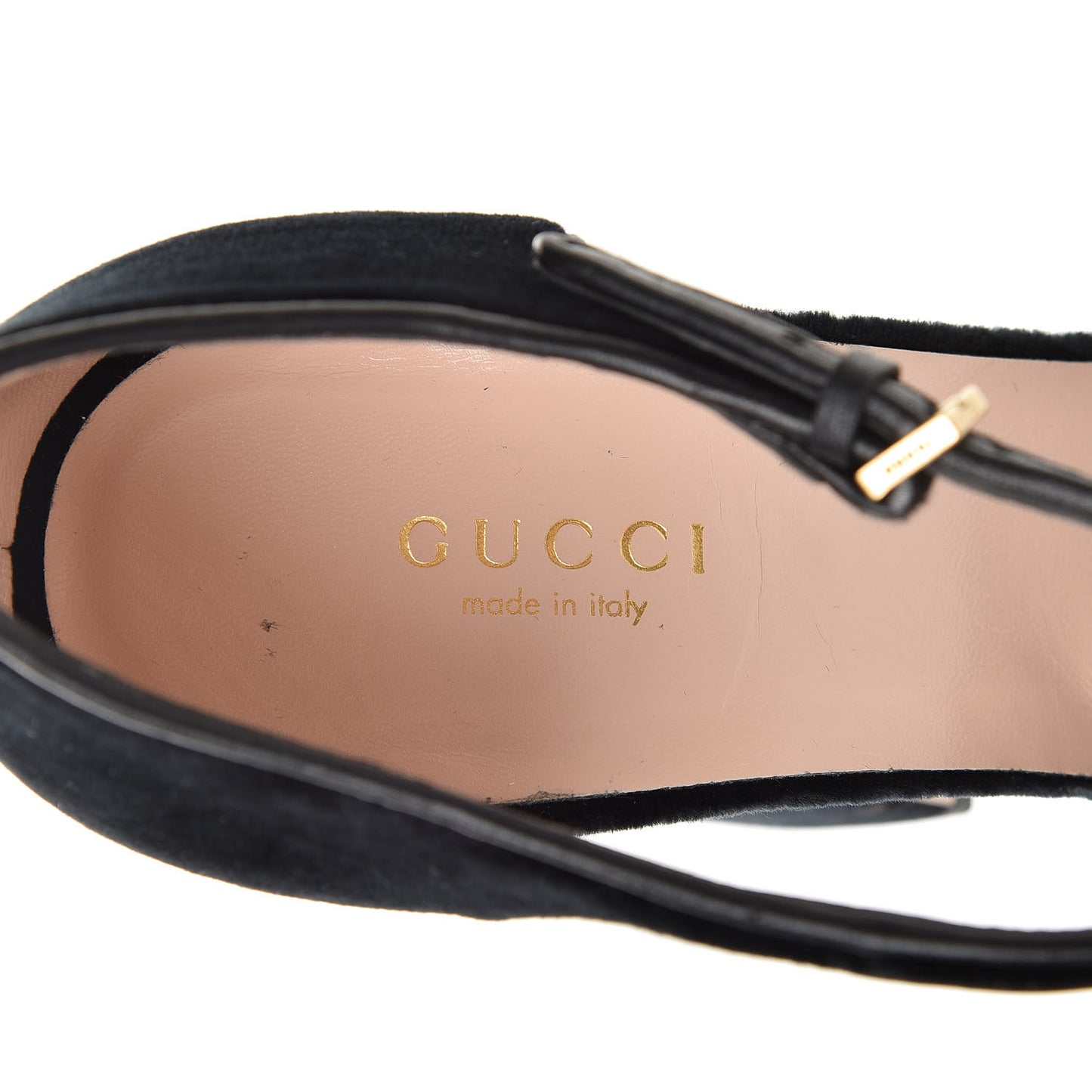 Velvet Pearl Bee Embellished Sandals 38 Black