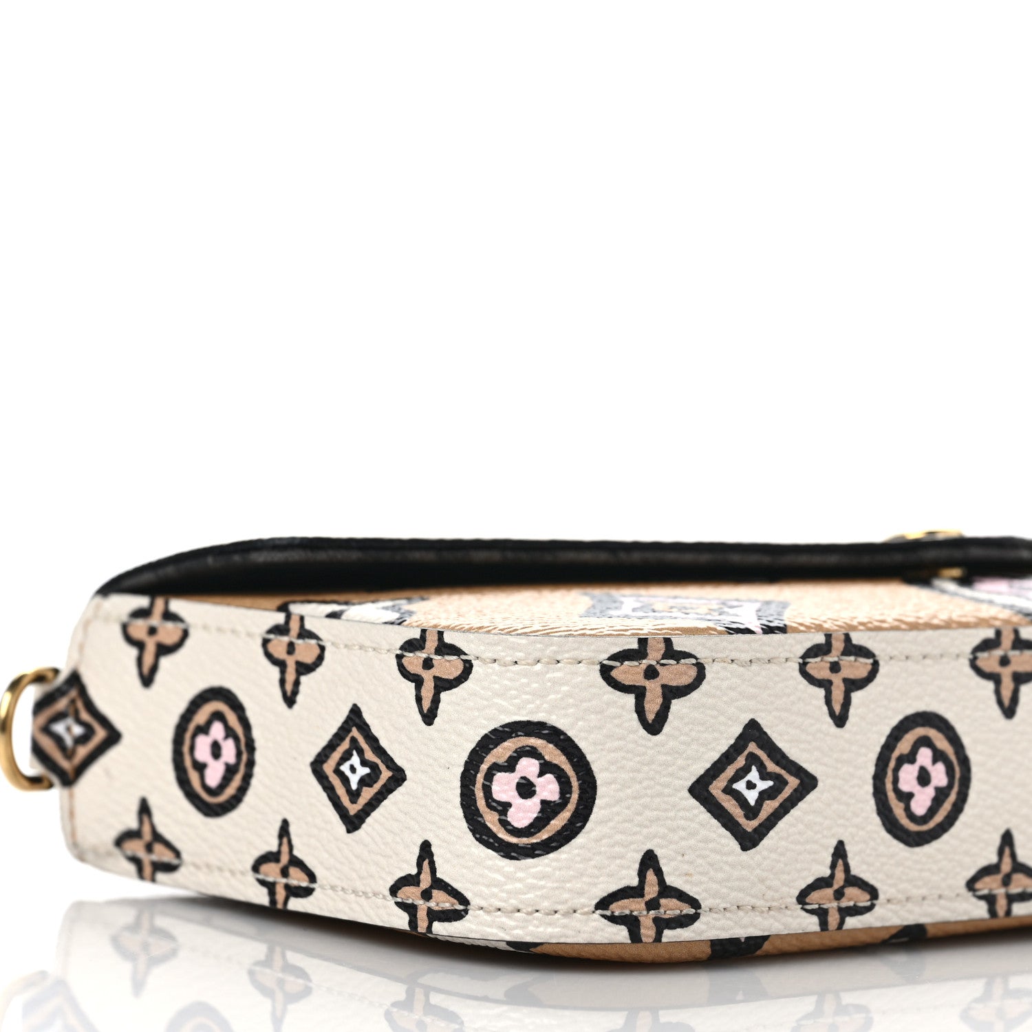 Louis Vuitton Monogram Wild At Heart Felicie Strap & Go Arizona Creme 7 of 8