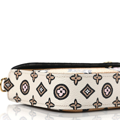 Louis Vuitton Monogram Wild At Heart Felicie Strap & Go Arizona Creme 7 of 8