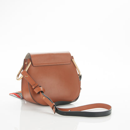 Chloe Calfskin Small Hudson Fringe Shoulder Bag Caramel 3 of 6
