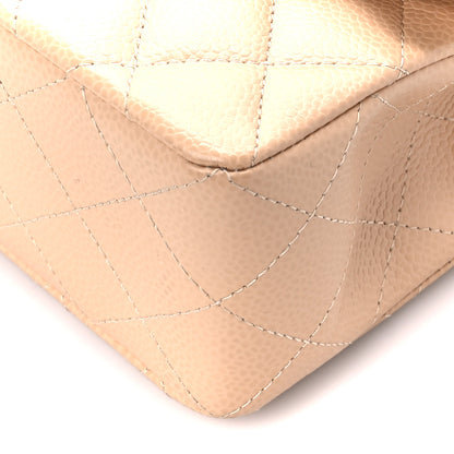 Chanel Caviar Quilted Small Double Flap Beige 11 of 14