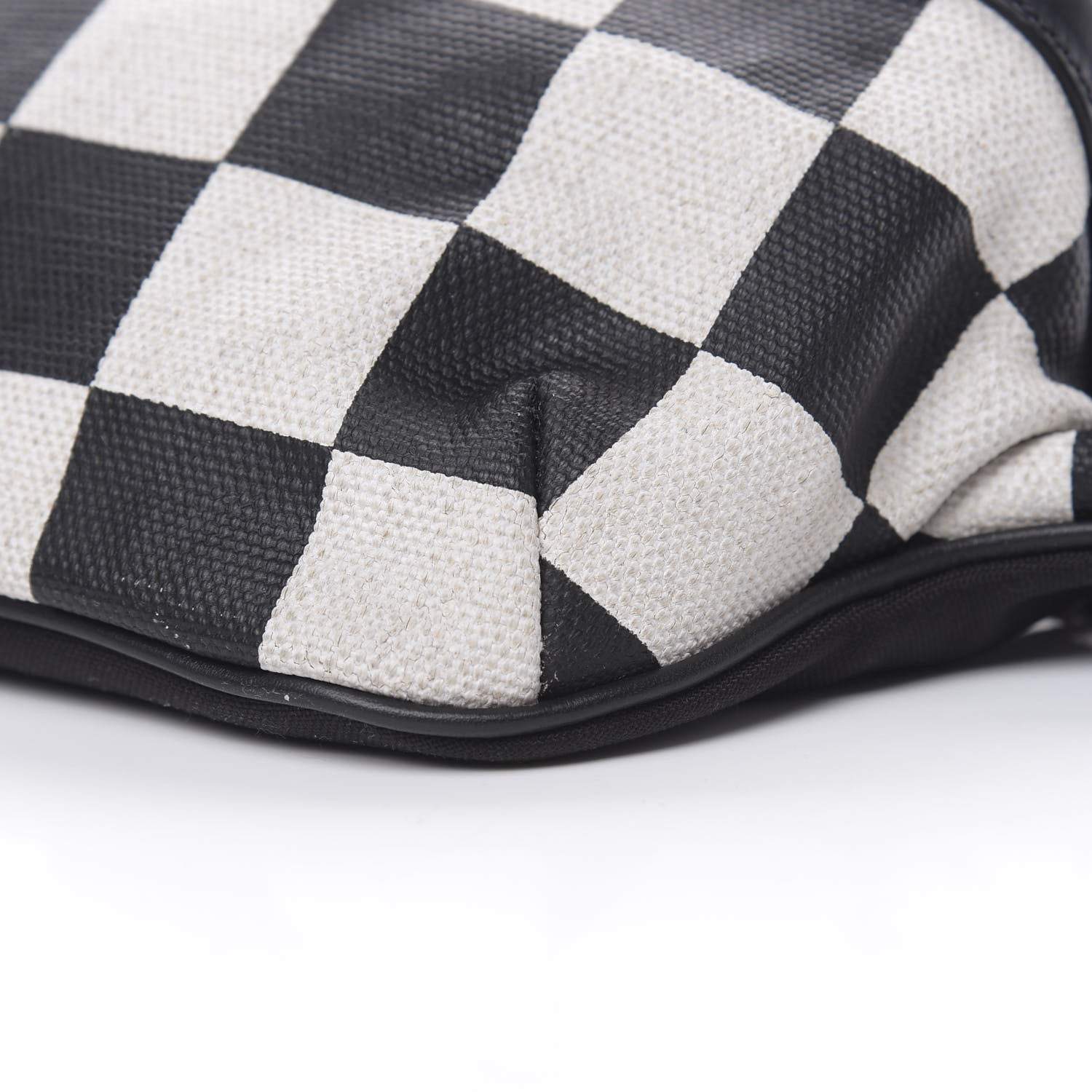 Saint Laurent Canvas Classic Belt Bag Black White 10 of 10