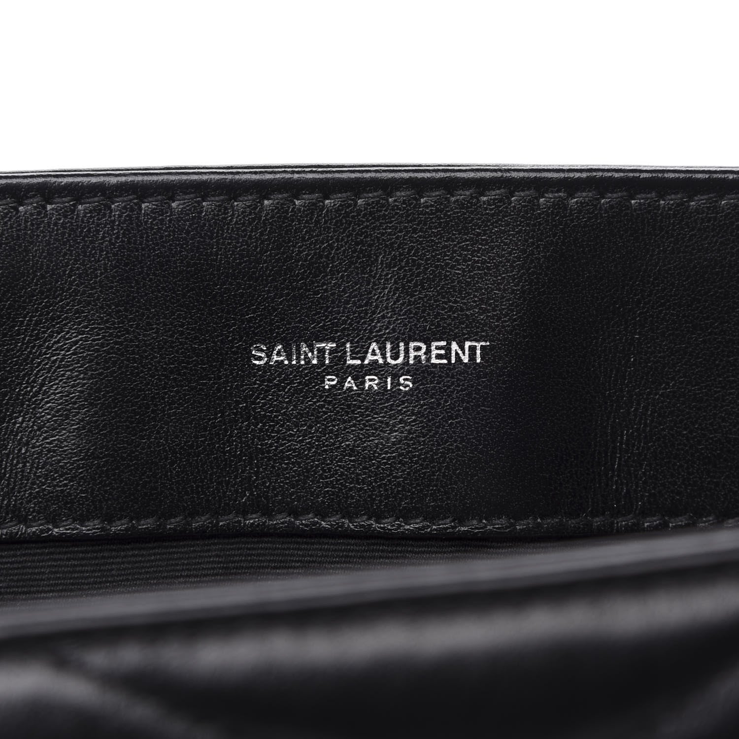 Saint Laurent Calfskin Y Quilted Monogram Medium Loulou Chain Satchel Black 8 of 12
