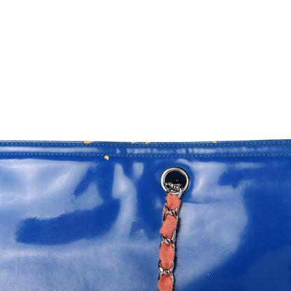 Chanel Vinyl Lipstick Tote Blue 13 of 15