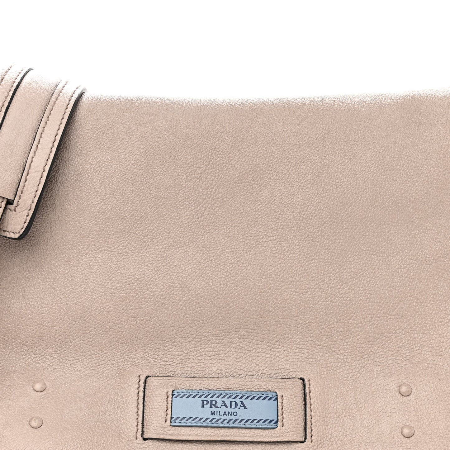 Glace Calf Etiquette Flap Pomice Astrale