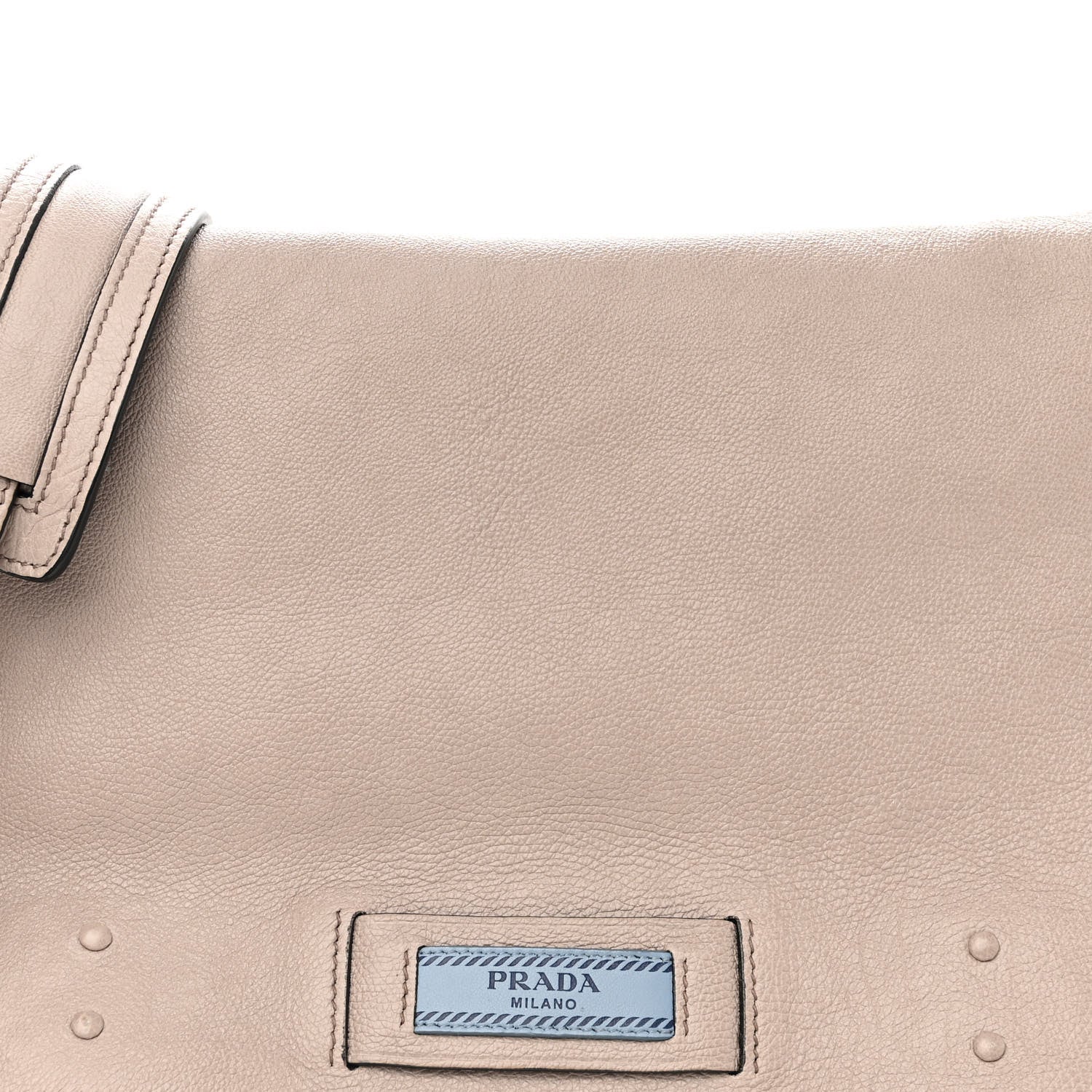 Prada Glace Calf Etiquette Flap Pomice Astrale 11 of 15