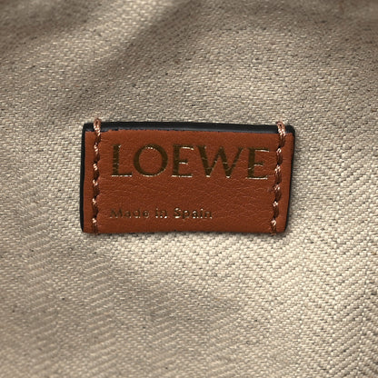 Loewe Jacquard Anagram Calfskin Small Cubi Bag Ecru Tan 6 of 9
