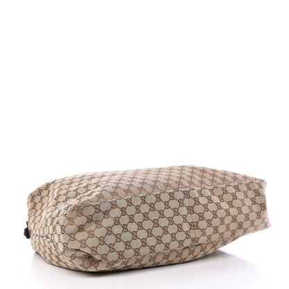 Gucci Monogram Large Horsebit Chain Hobo Dark Brown 6 of 11