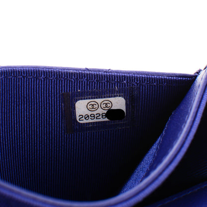 Chanel Lambskin Quilted Card Holder Purple 8 of 8