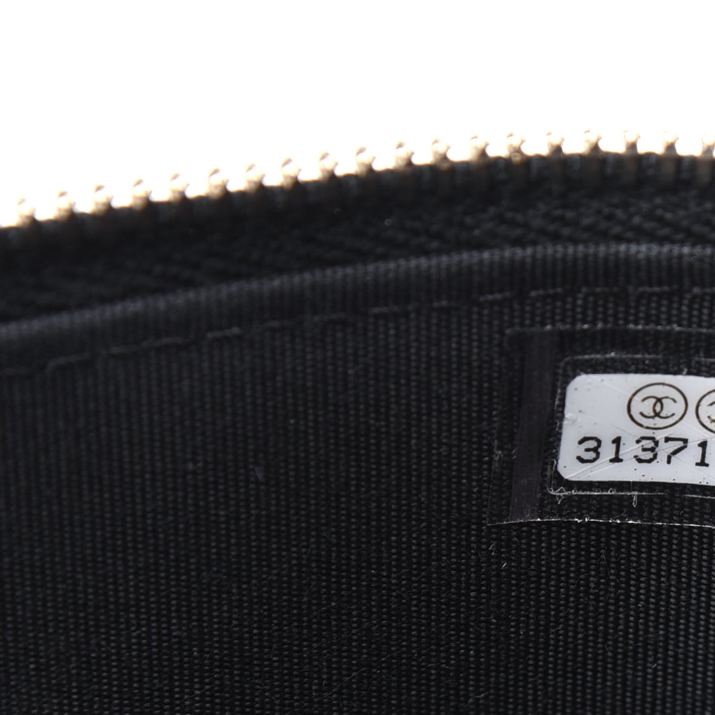 Lambskin Quilted Top Handle Mini Vanity Case With Chain Black