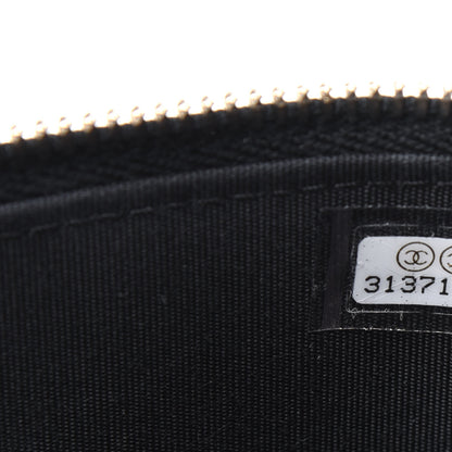 Chanel Lambskin Quilted Top Handle Mini Vanity Case With Chain Black 8 of 13