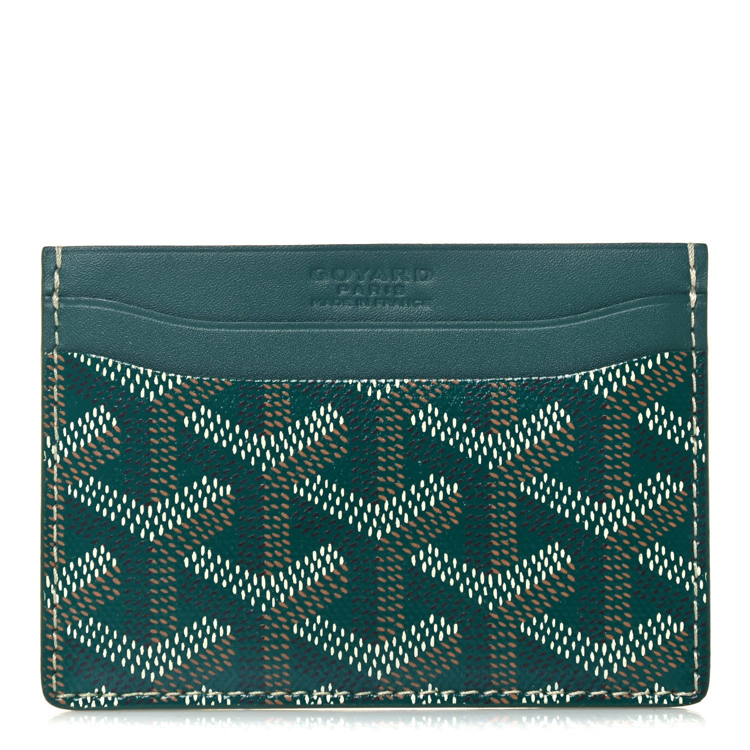 Goyard Goyardine Saint Sulpice Card Holder Green 1 of 7