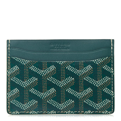 Goyard Goyardine Saint Sulpice Card Holder Green 1 of 7