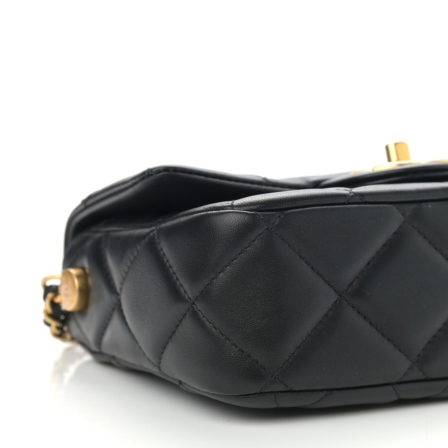 Lambskin Quilted Mini My Perfect Flap Black
