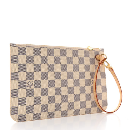 Louis Vuitton Damier Azur Neverfull MM GM Pochette 3 of 6