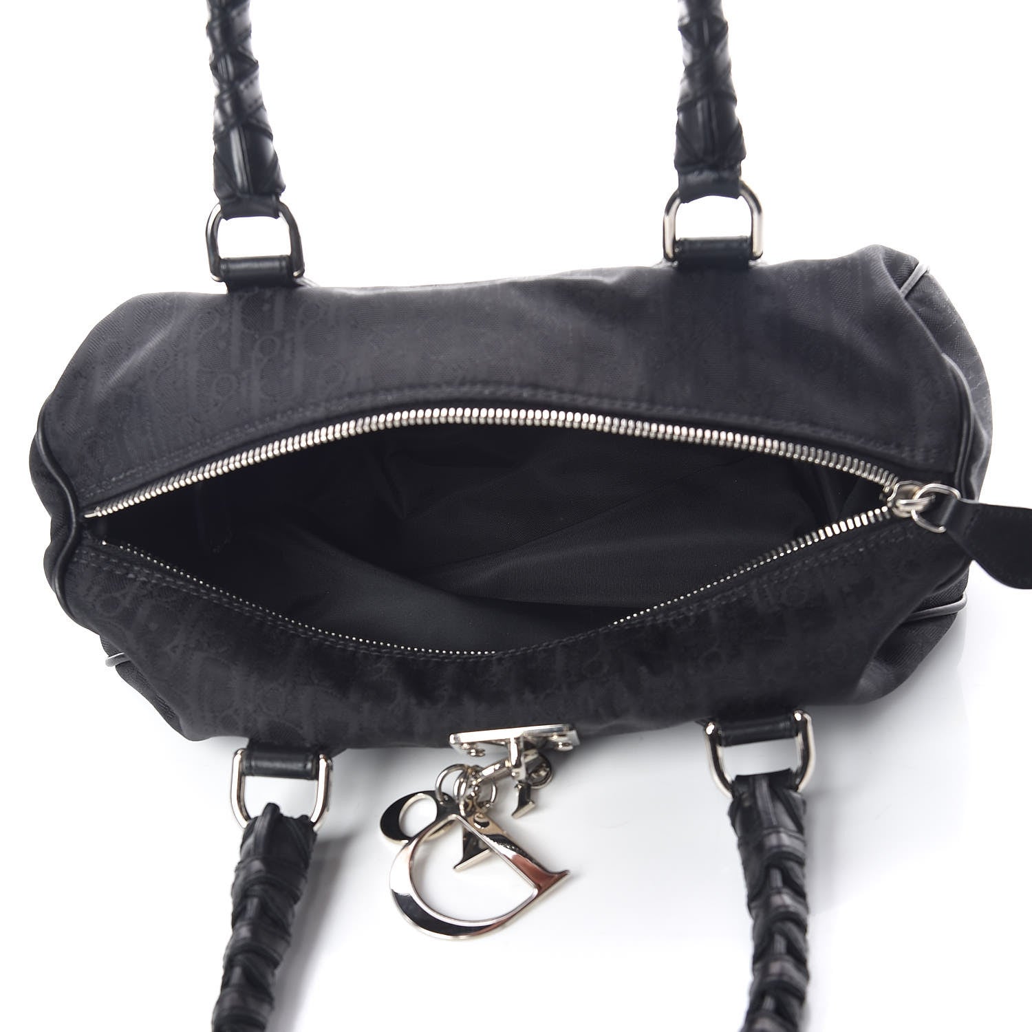 Christian Dior Monogram Lovely Mini Satchel Black 5 of 9