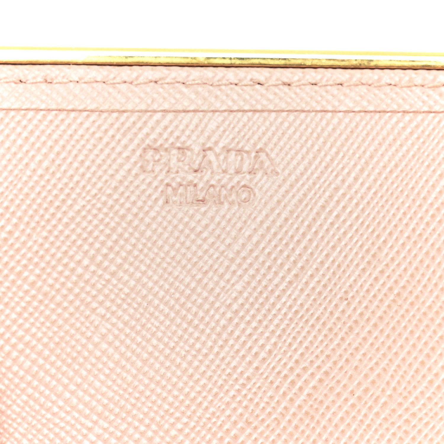 Prada Saffiano Metal Bar Continental Flap Wallet Orchidea 6 of 9