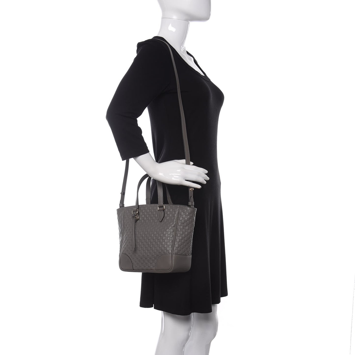 Microguccissima Small Bree Tote Graphite