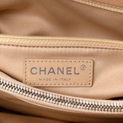 Chanel Caviar Quilted Grand Shopping Tote GST Beige 6 of 11