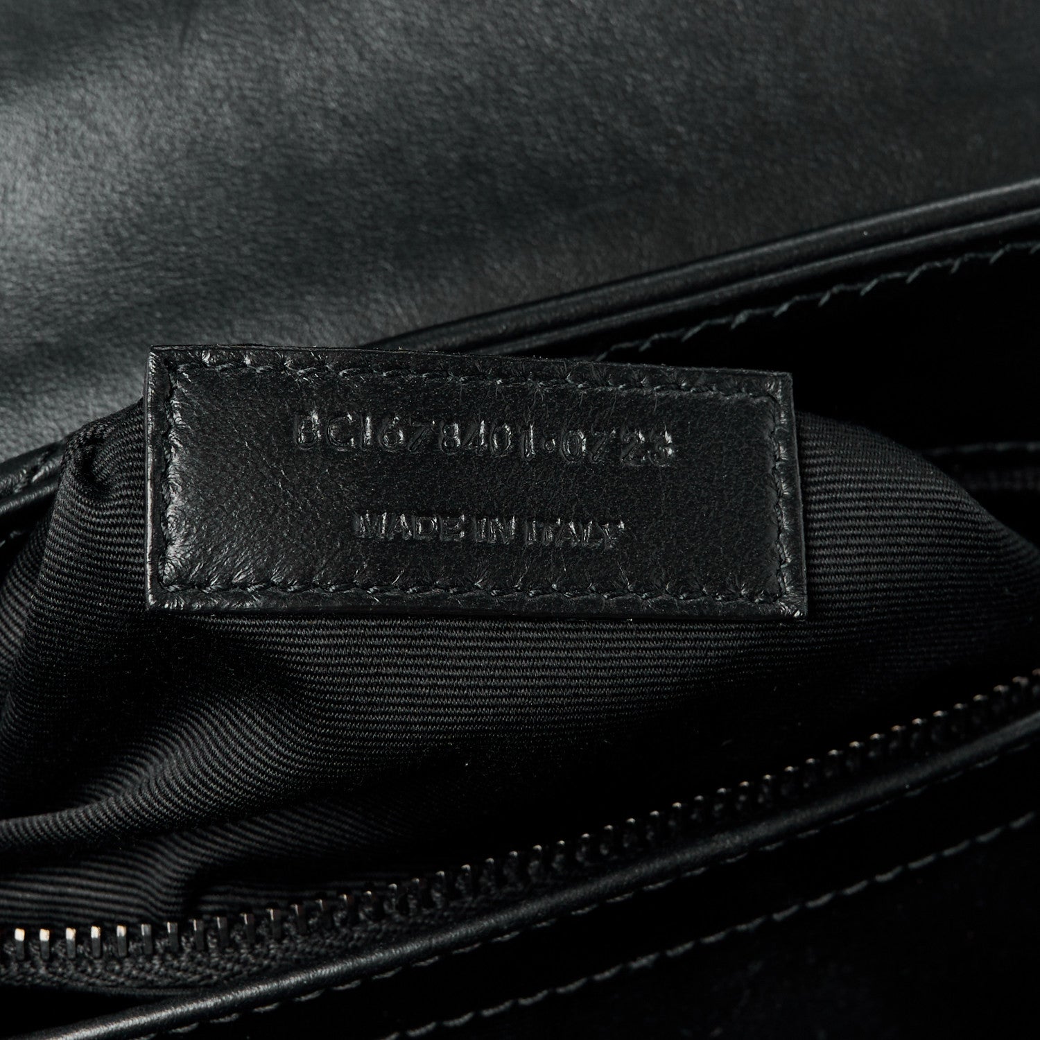 Saint Laurent Calfskin Y Quilted Monogram Monochrome Toy Loulou Crossbody Bag Black 8 of 12