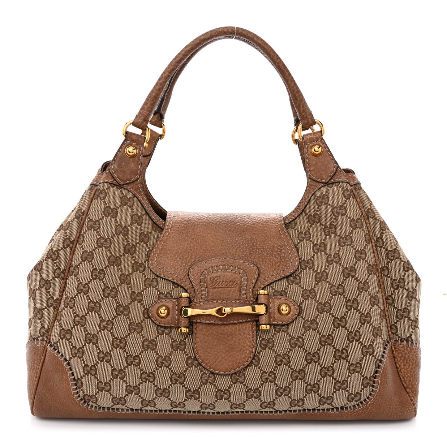 Monogram Large New Pelham Shoulder Bag Brown