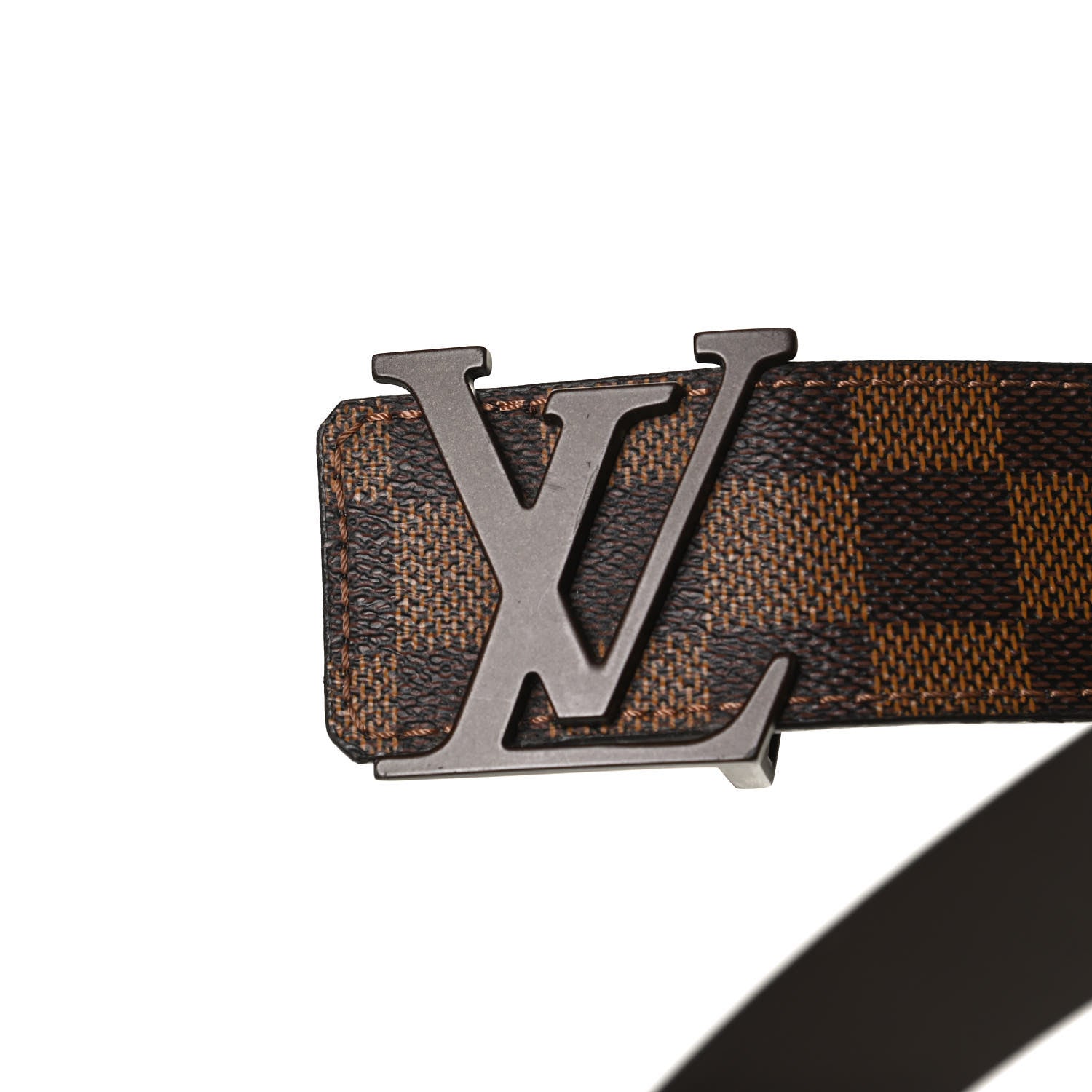 Louis Vuitton Damier Ebene 40mm LV Initiales Belt 120 48 3 of 8